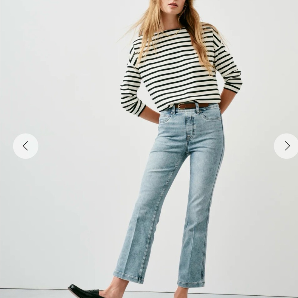 SPANX Sky Blue Cropped Jeans